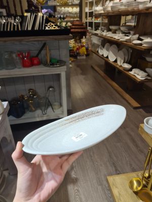 Dĩa oval 26.5x14.5cm Lộc Phát (có vệt)