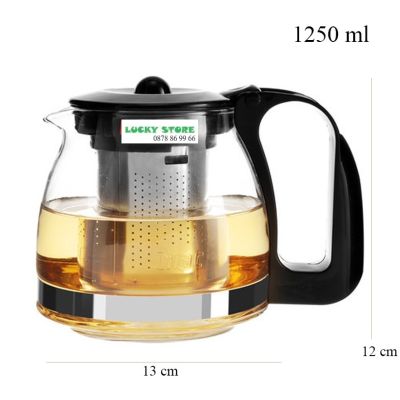 Bình trà thủy tinh 1250 ml