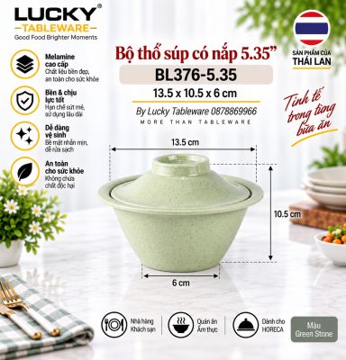 Bộ thố súp có nắp 5.35 | BL376-5.35