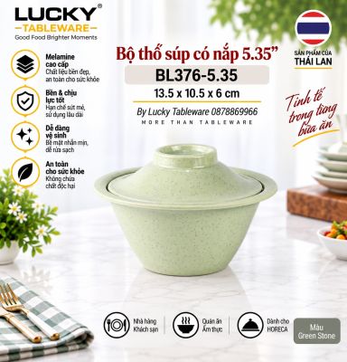 Bộ thố súp có nắp 5.35 | BL376-5.35