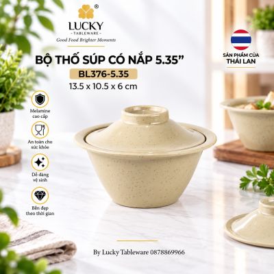 Bộ thố súp có nắp 5.35 | BL376-5.35