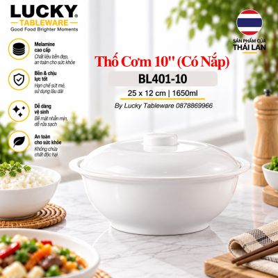 Bộ Thố Cơm Có Nắp 10