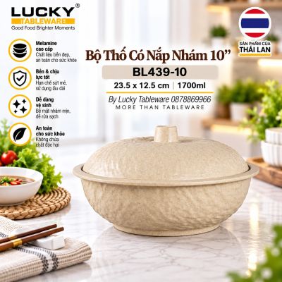 Bộ Thố Có Nắp Nhám 10