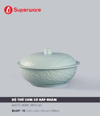 Bộ Thố Có Nắp Nhám 10