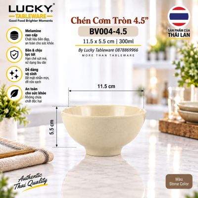 Chén Cơm Tròn 4.5