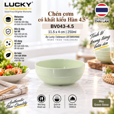 Chén cơm có khất kiểu Hàn 4.5