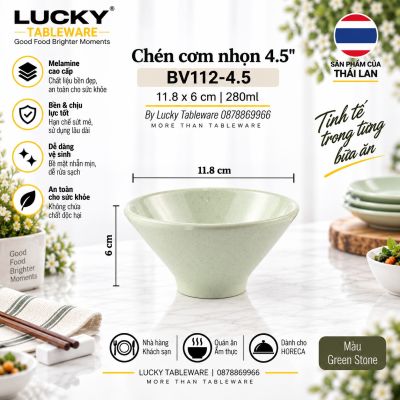 Chén cơm nhọn 4.5