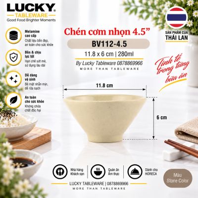 Chén cơm nhọn 4.5