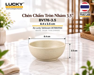 Chén Chấm Tròn Nhám 3.5