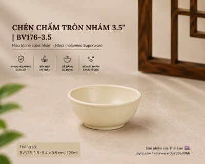 Chén Chấm Tròn Nhám 3.5