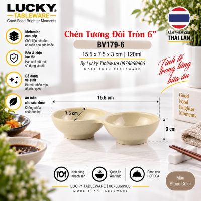 Chén tương đôi tròn 6
