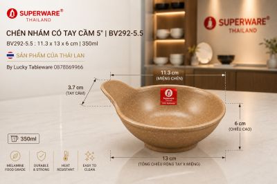 Chén Nhám Có Tay Cầm 5