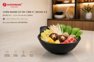 Chén Nhám Có Tay Cầm 5