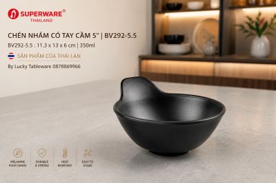 Chén Nhám Có Tay Cầm 5