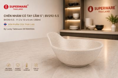 Chén Nhám Có Tay Cầm 5