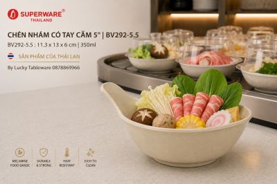 Chén Nhám Có Tay Cầm 5