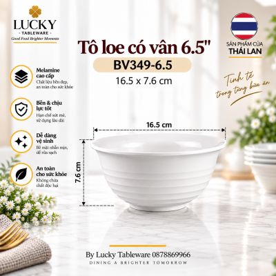 Tô loe có vân 6.5