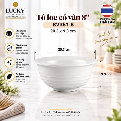 Tô loe có vân 8
