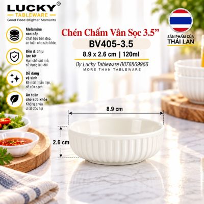 Chén Chấm Vân Sọc 3.5