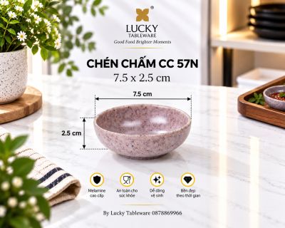 CHÉN CHẤM CC 57N NHÁM MÔN