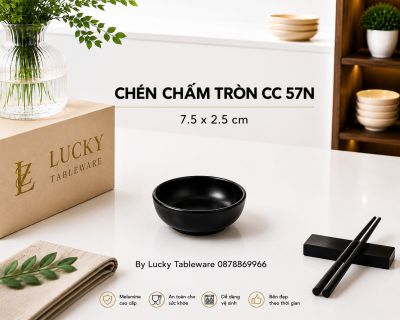 CHÉN CHẤM CC 57N NHÁM ĐEN