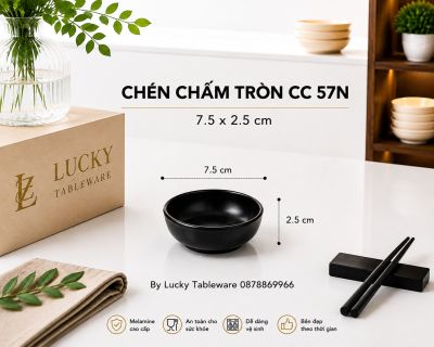CHÉN CHẤM CC 57N NHÁM ĐEN