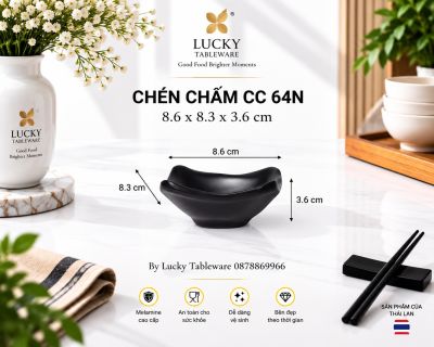CHÉN CHẤM CC 64N NHÁM ĐEN