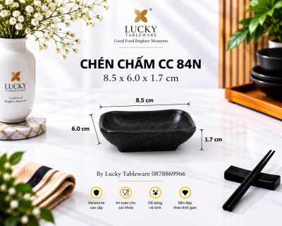 CHÉN CHẤM CC 84N NHÁM ĐEN