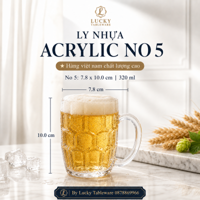 LY NHỰA ACRYLIC NO 5