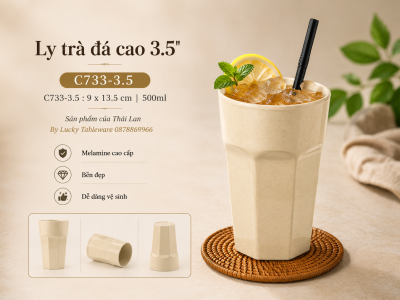 Ly trà đá cao 3.5