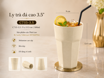 Ly trà đá cao 3.5
