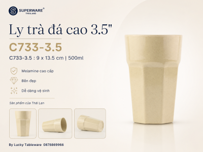 Ly trà đá cao 3.5