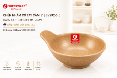 Chén Nhám Có Tay Cầm 5