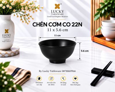 CHÉN CƠM CO 22N NHÁM ĐEN