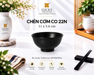 CHÉN CƠM CO 22N NHÁM ĐEN