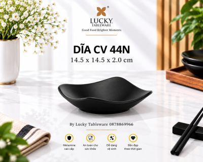 DĨA SÂU VUÔNG CV44 NHÁM ĐEN