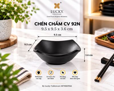 CHÉN CHẤM CV 92N NHÁM ĐEN