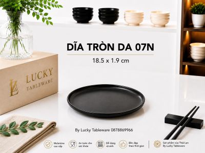 DĨA TRÒN DA 07N NHÁM ĐEN