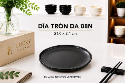 DĨA TRÒN DA 08N NHÁM ĐEN