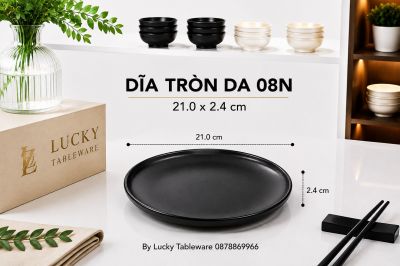 DĨA TRÒN DA 08N NHÁM ĐEN