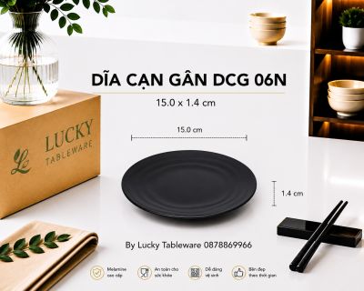 DĨA CẠN GÂN DCG 06N NHÁM ĐEN