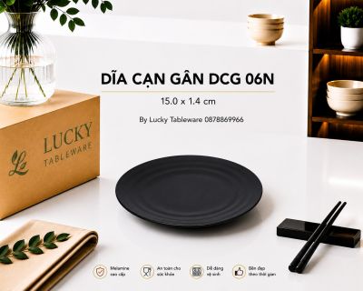 DĨA CẠN GÂN DCG 06N NHÁM ĐEN