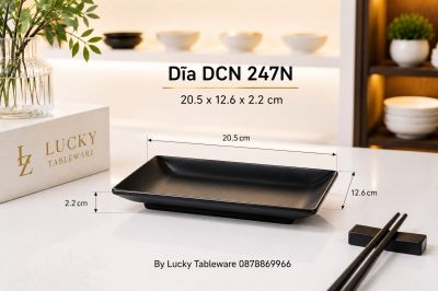 Dĩa DCN 247N 20.5 x 12.6 x 2.2 cm