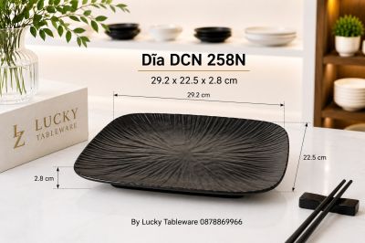 Dĩa DCN 258N 29.2 x 22.5 x 2.8 cm
