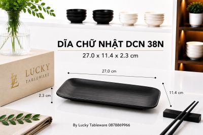 DĨA CHỮ NHẬT DCN 38N NHÁM ĐEN