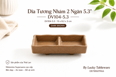 Dĩa Tương Nhám 2 Ngăn 5.3