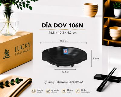 DĨA DOV 106N NHÁM ĐEN
