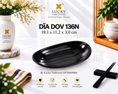 DĨA DOV 136N NHÁM ĐEN