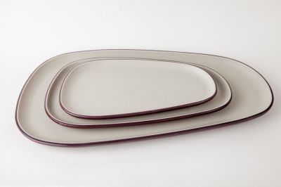 Dĩa Oval DOV 209N 38.4 x 21.2 x 2.1 cm