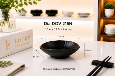 Dĩa DOV 215N 16.4 x 12.8 x 4.6 cm